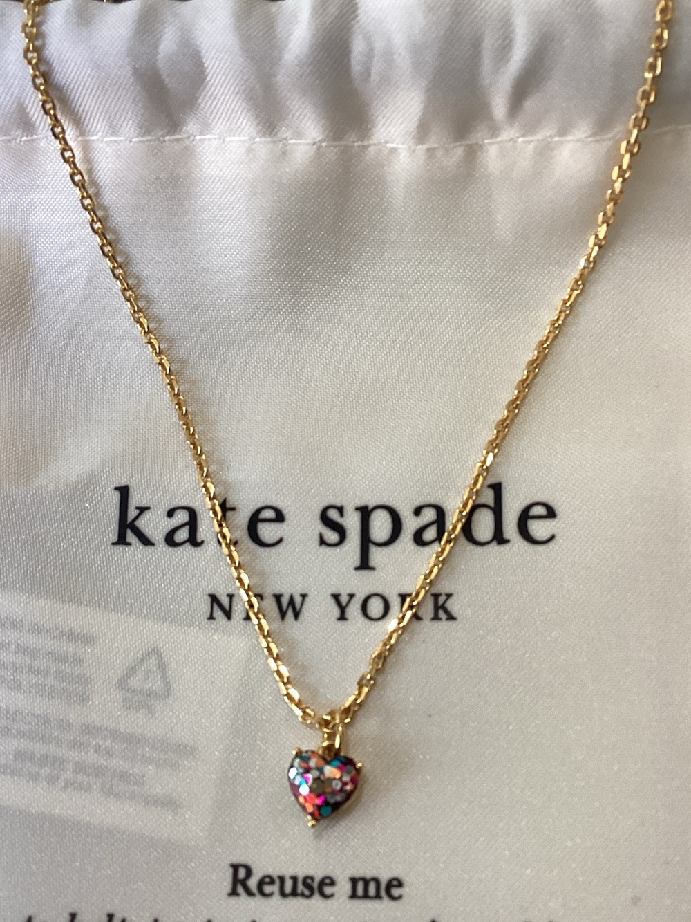 kate spade My Love Mini Pendant Necklace